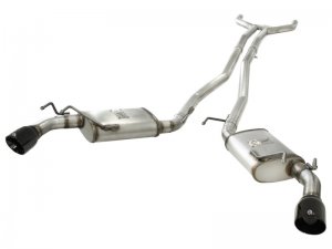 Chevrolet Camaro Performance Exhaust - aFe - MACH Force-Xp Cat-Back - Gloss Black - `10-`13