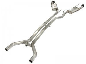Chevrolet Camaro Performance Exhaust - aFe - MACH Force-Xp Cat-Back - Gloss Black - `10-`13