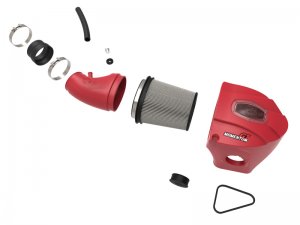 Dodge Charger Performance Air Intake - aFe - Momentum GT Pro-Dry S - Red - `11-`17