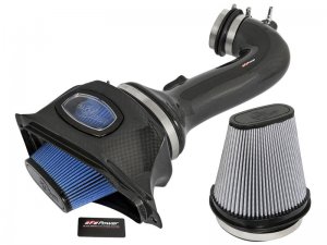 Chevrolet Corvette Z06 Performance Air Intake - aFe - Carbon Fiber Cold Air Intake, Pro 5R & Pro DRY S Filter - `15-`16