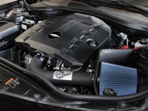Chevrolet Camaro Performance Air Intake - aFe - Magnum FORCE Stage-2 Pro 5R - Wrinkle Black - `12-`14