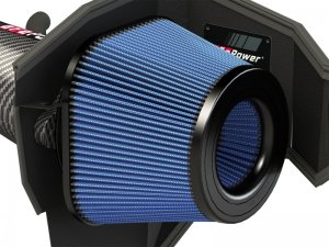 Dodge Challenger Performance Air Intake - aFe - Track Series Carbon Fiber Intake System w/ Pro 5R Filter - Carbon Fiber - `11-`17