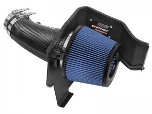 Dodge Challenger Performance Air Intake - aFe - Track Series Carbon Fiber Intake System w/ Pro 5R Filter - Carbon Fiber - `11-`17