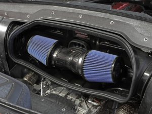 Chevrolet Corvette C8 Performance Air Intake - aFe - Track Series Carbon Fiber with Pro 5R Filters - `20-`25