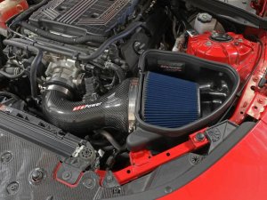 Chevrolet Camaro ZL1 Performance Air Intake - aFe - Track Series Carbon Fiber w/ Pro 5R Filter - `17-`24