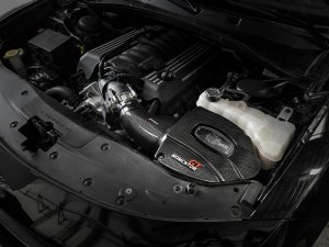 Dodge Charger SRT8 Performance Air Intake - aFe - Black Series Carbon Fiber CAIS w/ Pro DRY S Filter - Black - `11-`19