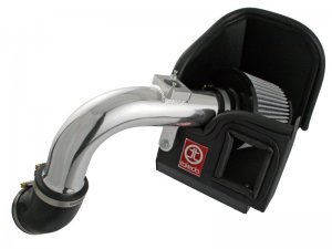 Mitsubishi Lancer Performance Air Intake - aFe - Takeda Stage-2 Cold Air Intake System w/ Pro DRY S Filter - Polished - `08-`09