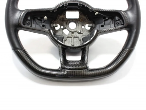 Volkswagen Golf Mk 7 GTI Steering Wheel Cover - Carbon Fiber 