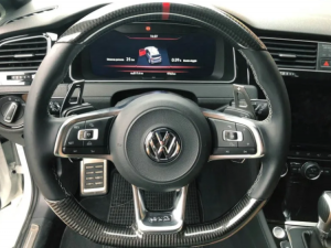 Volkswagen Golf Mk 7 GTI Steering Wheel Lower Cover - Carbon Fiber