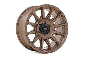 Custom Wheel 90 Series Wheel - One-Piece - Bronze | 18x9 | 5x5.5 | -12mm - Rough Country Custom Wheel 90 Series Wheel - One-Piece - Bronze | 18x9 | 5x5.5 | -12mm - Rough Country