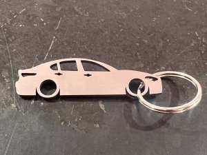 Keychain - Alfa Romeo Giulia Silhouette Design Keychain - Alfa Romeo Giulia Silhouette Design