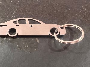 Keychain - Alfa Romeo Giulia Silhouette Design Keychain - Alfa Romeo Giulia Silhouette Design