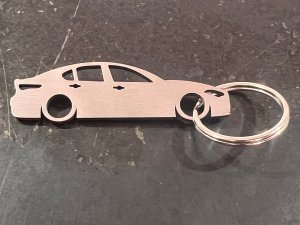 Keychain - Alfa Romeo Giulia Silhouette Design Keychain - Alfa Romeo Giulia Silhouette Design