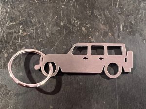 Keychain - Jeep Wrangler Silhouette Keychain - Jeep Wrangler Silhouette