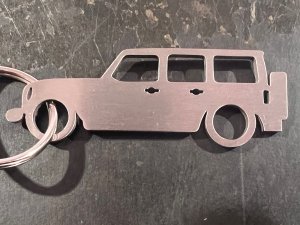 Keychain - Jeep Wrangler Silhouette Keychain - Jeep Wrangler Silhouette