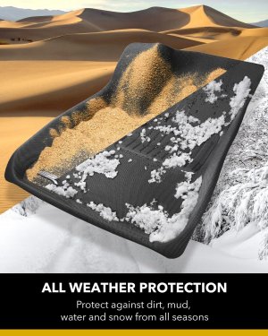 Jaguar F-PACE Floor Liners - Front - ACE Kagu - Black Jaguar F-PACE Floor Liners - Front - ACE Kagu - Black