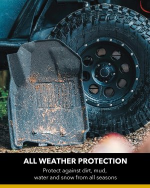 Jaguar F-PACE Floor Liners - Front - ACE Kagu - Black Jaguar F-PACE Floor Liners - Front - ACE Kagu - Black