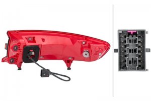 Porsche Macan Tail Light - Left Outer - Hella - LED - `15-`18