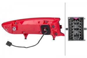 Porsche Macan Tail Light - Right Outer - Hella - LED - `15-`18