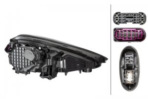 Porsche Cayenne HELLA Headlight Assemblies