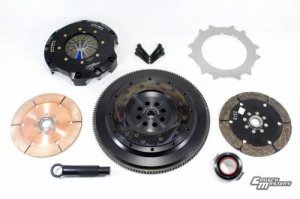 Honda Civic Twin Disc Clutch Kit - Clutch Masters - Race/Street w/Alum Flywheel - 1.5L Turbo - `17-`18