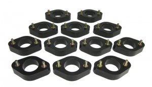 Jeep Wrangler JK Body Spacer Kit - Prothane - 1in Lift - Black - 2007
