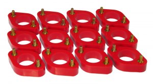 Jeep Wrangler JK Body Spacer Kit - Prothane - 1in Lift - Red - 2007