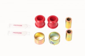 Jeep Wrangler JK Track Bar Bushing Kit - Front - Rugged Ridge - Polyurethane - Red - `07-`18