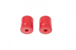 Jeep Wrangler JK Bump Stop Kit - Rear - Rugged Ridge - Polyurethane - Red - `07-`18