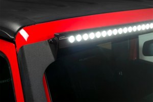 Jeep Wrangler JK LED Light Bar - Roof - Putco - Luminix - Black - `07-`18