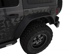 Jeep Wrangler JL Fender Flares - Flat Style - Bushwacker