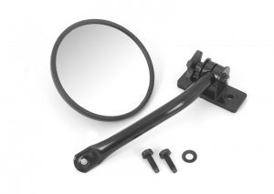 Jeep Wrangler JK Quick Release Mirror Kit - Rugged Ridge - Adjustable - Black - `07-`16
