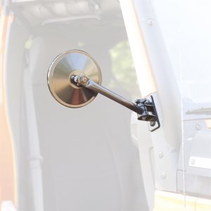 Jeep Wrangler JK Quick Release Mirror Kit - Rugged Ridge - Adjustable - Black - `07-`16