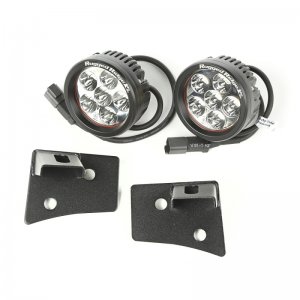 Jeep Wrangler JK LED Kit - Windshield - Rugged Ridge - Textured - Black - `07-`18