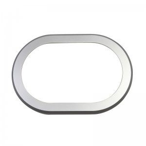 Jeep Wrangler JK Shifter Bezel Trim - Rugged Ridge - Brushed Silver - Silver - `07-`10