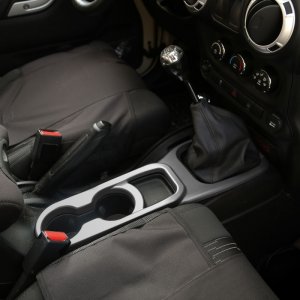 Jeep Wrangler JK Center Cup Console - Rugged Ridge - Charcoal - `11-`18