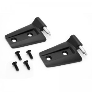 Jeep Wrangler JK Door Hinge Kit - Right - Rugged Ridge - Black - `07-`18