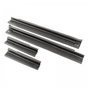 Jeep Wrangler JK Entry Guard Kit - Front - Rugged Ridge - All Terrain - Black - `07-`18