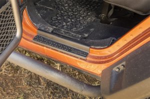 Jeep Wrangler JK Entry Guard Kit - Front - Rugged Ridge - All Terrain - Black - `07-`18