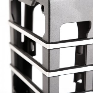 Jeep Wrangler JK Tail Light Guards - Rear - Rugged Ridge - Elite - Brushed Black - `07-`18