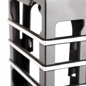 Jeep Wrangler JK Tail Light Guards - Rear - Rugged Ridge - Elite - Brushed Black - `07-`18