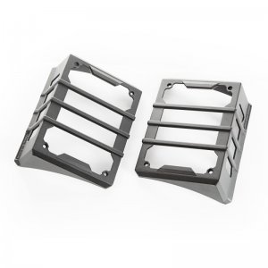 Jeep Wrangler JK Tail Light Guards - Rear - Rugged Ridge - Elite - Black - `07-`18