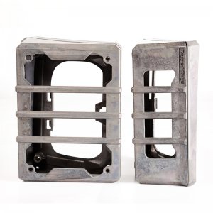 Jeep Wrangler JK Tail Light Guards - Rear - Rugged Ridge - Elite - Raw - `07-`18