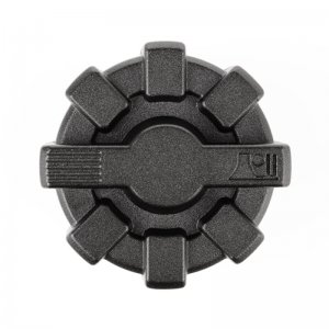 Jeep Gladiator Fuel Cap - Rugged Ridge - Elite Aluminum - Black