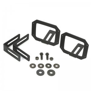 Jeep Wrangler JK LED Light Mount Brackets - Rugged Ridge - Square - `07-`18