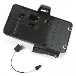 Jeep Wrangler JK License Plate Bracket - Rear - OMIX - Black - `07-`18