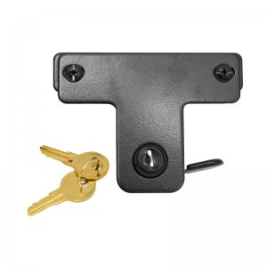 Jeep Wrangler JK Hood Lock Kit - Rugged Ridge - Black - `07-`18