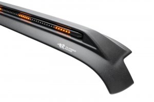 Jeep Wrangler JK Hood Deflector - Rugged Ridge - Lightshield - Black - `07-`18