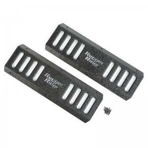Jeep Wrangler JK Side Armor Guard Plates - Rugged Ridge - RRC - Textured Black - `07-`18