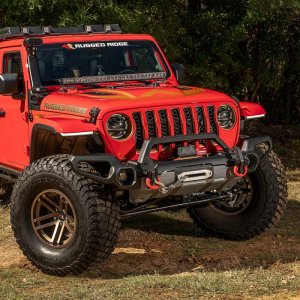 Jeep Gladiator Bumper - Front - Rugged Ridge - Venator W/Overrider & Winch Tray - `20-`21